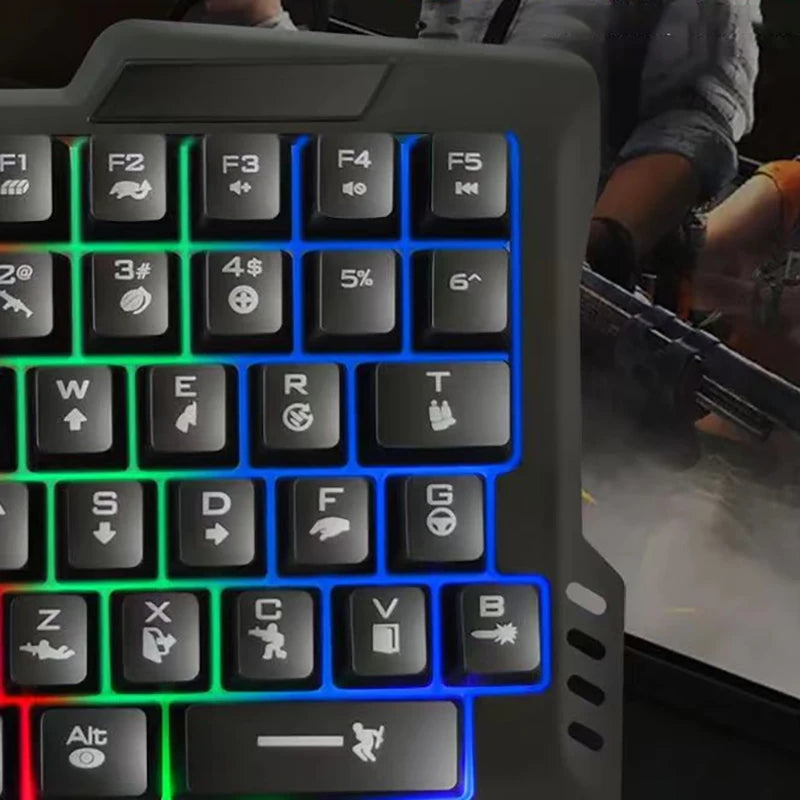 Mini Clavier Gaming RGB 35 Touches – Ultra-Fin USB
