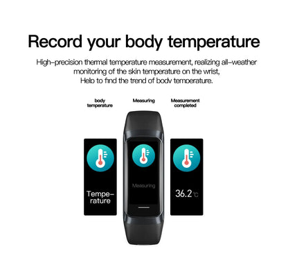 Bracelet Connecté AMOLED 1,1" – Suivi Activité & Sommeil, 20+ Sports, Étanche IP67