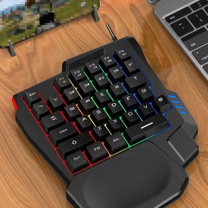 Mini clavier gaming RGB 35 touches ultra-fin – vue 6