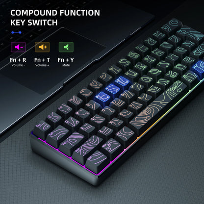 Clavier Gaming Compact 60% RGB – Format Mini