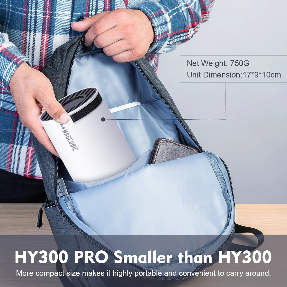 Mini vidéoprojecteur portable HY300 Pro – photo 5