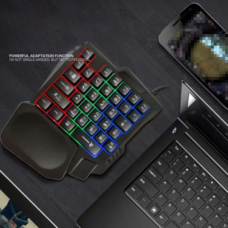 Mini Clavier Gaming RGB 35 Touches – Ultra-Fin USB