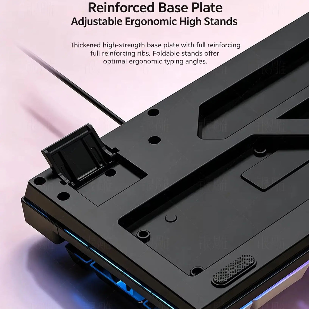 Clavier gaming RGB mécanique résistant aux éclaboussures – vue 4