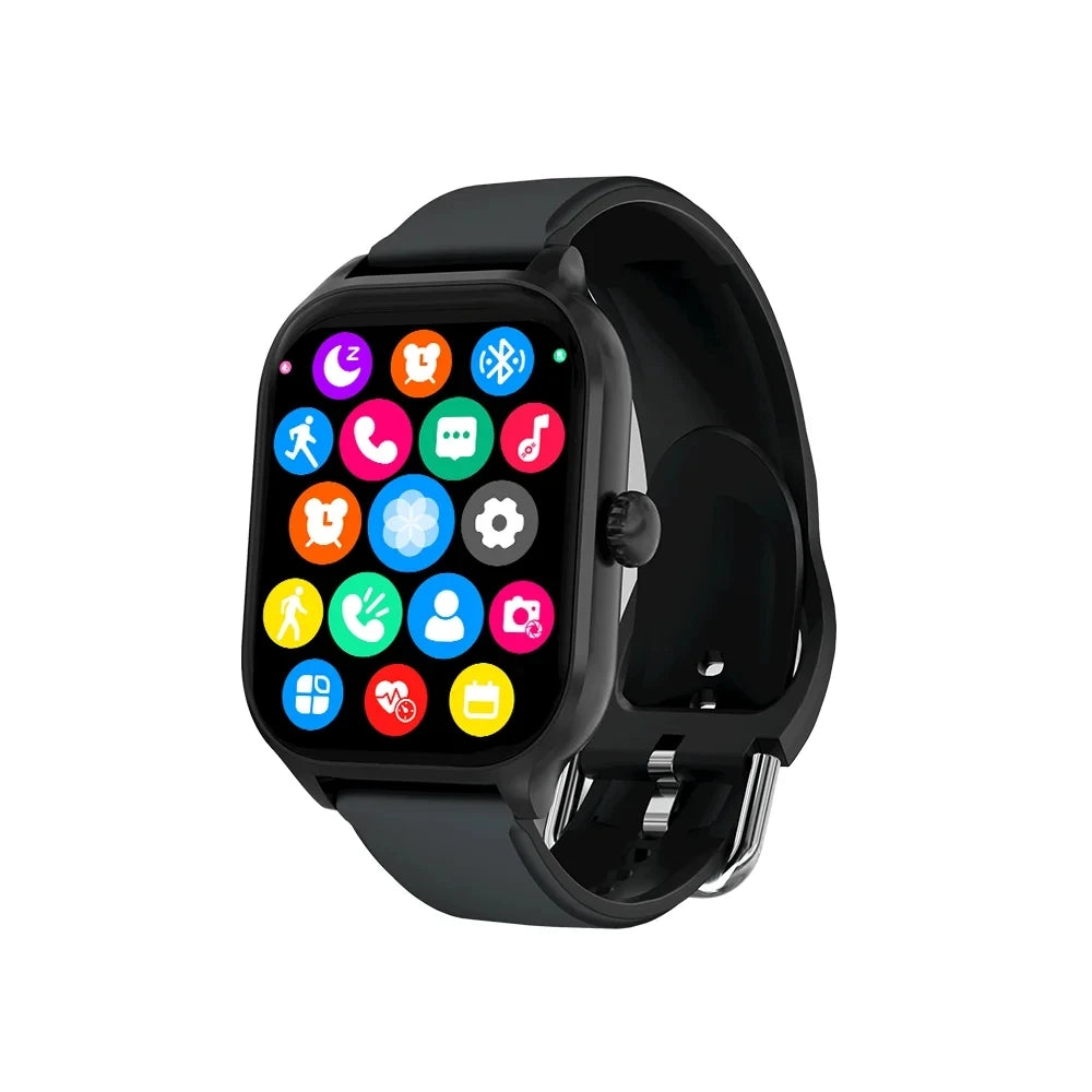 Montre connectée appels Bluetooth 2,01 pouces coloris noir