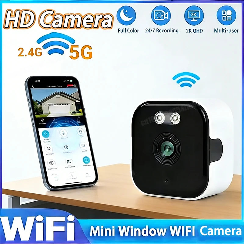 Caméra de surveillance Wi-Fi pour fenêtre