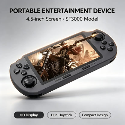 Console de jeu rétro portable SF3000 écran 4,5 pouces