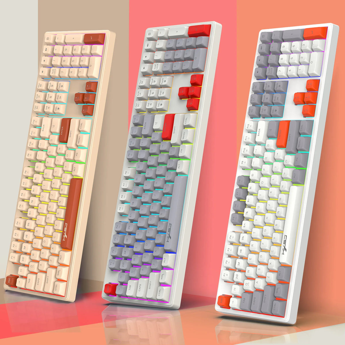 Clavier Gaming 108 Touches RGB – Rétroéclairage Réglable
