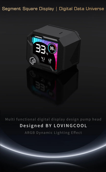 Watercooling CPU ARGB LOVINGCOOL AK – Écran Dynamique (240/360 mm)