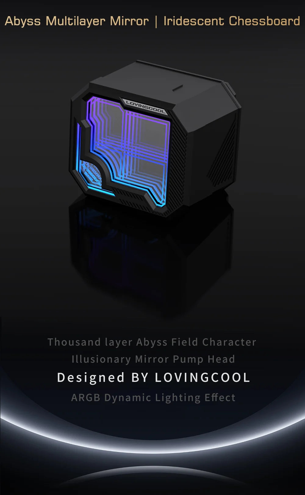 Watercooling CPU ARGB LOVINGCOOL AK – Écran Dynamique (240/360 mm)
