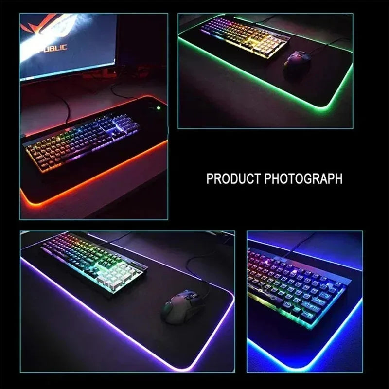 Tapis de Souris XXL RGB – Desk Mat LED Gaming