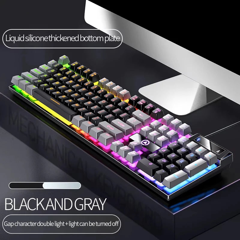 Clavier Gaming RGB Mécanique – Résistant aux Éclaboussures