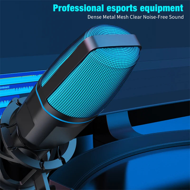 Micro Gaming USB RGB – Micro à Condensateur pour Stream, Podcast et Discord