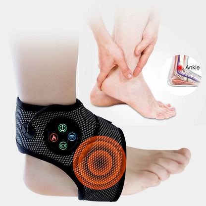 Masseur de pieds électrique Intelligent, Vibration, pression d'air, attelle de cheville, compresse chaude, points d'acupuncture, relaxation musculaire