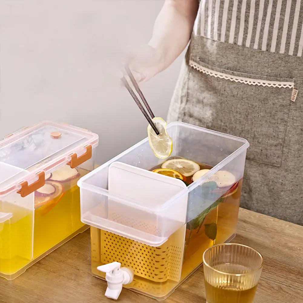 Carafe à eau froide pour réfrigérateur grande capacité bouilloire à thé distributeur de boissons glacées d’été camping