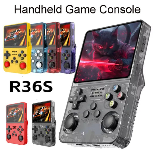 Console de jeu rétro portable R36S écran IPS 3,5 pouces