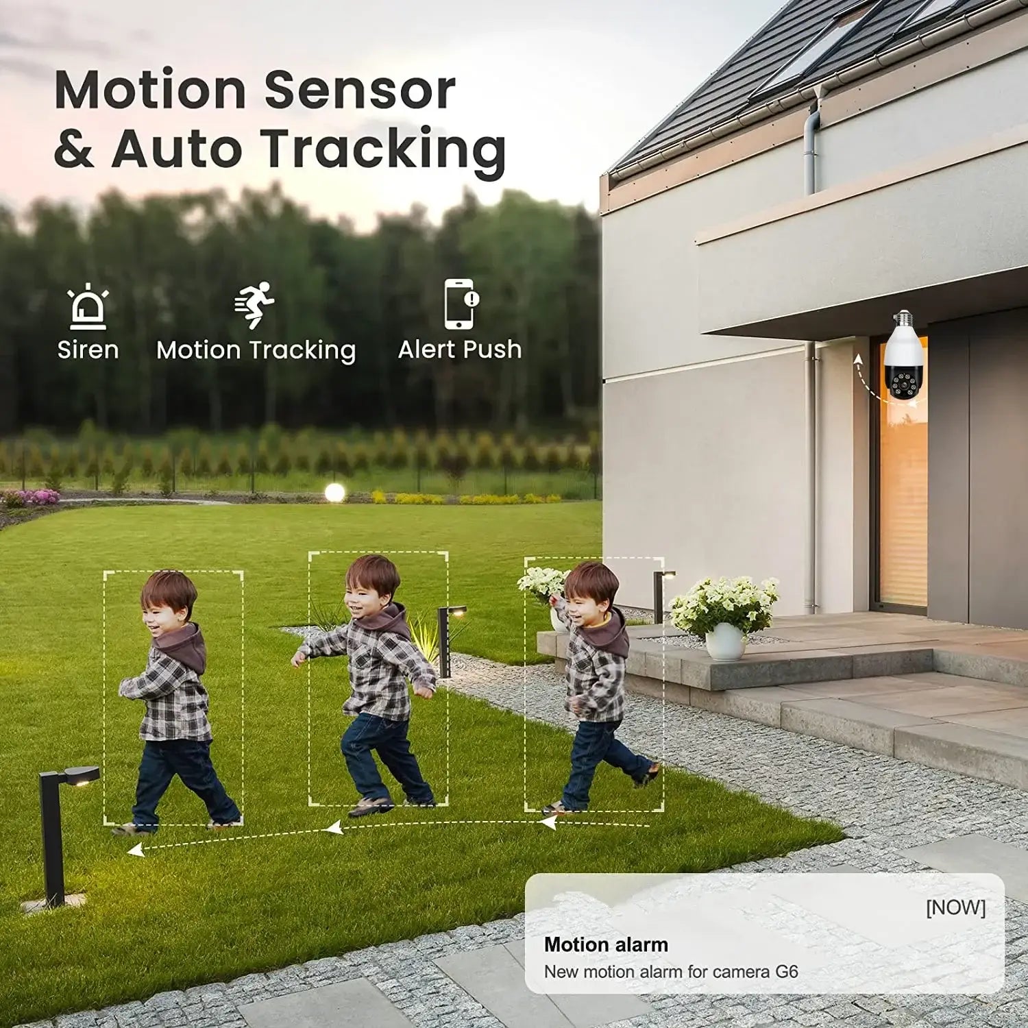 Caméra de sécurité extérieure PTZ IP CCTV 5MP avec vision nocturne, dôme blanc