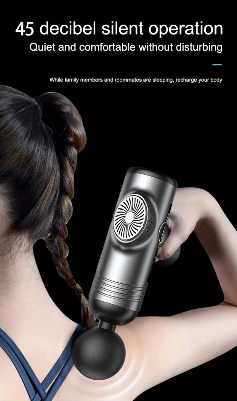 Pistolet de Massage Portable à vibrations pour Fascia pour le corps le cou le dos Relaxation musculaire profonde