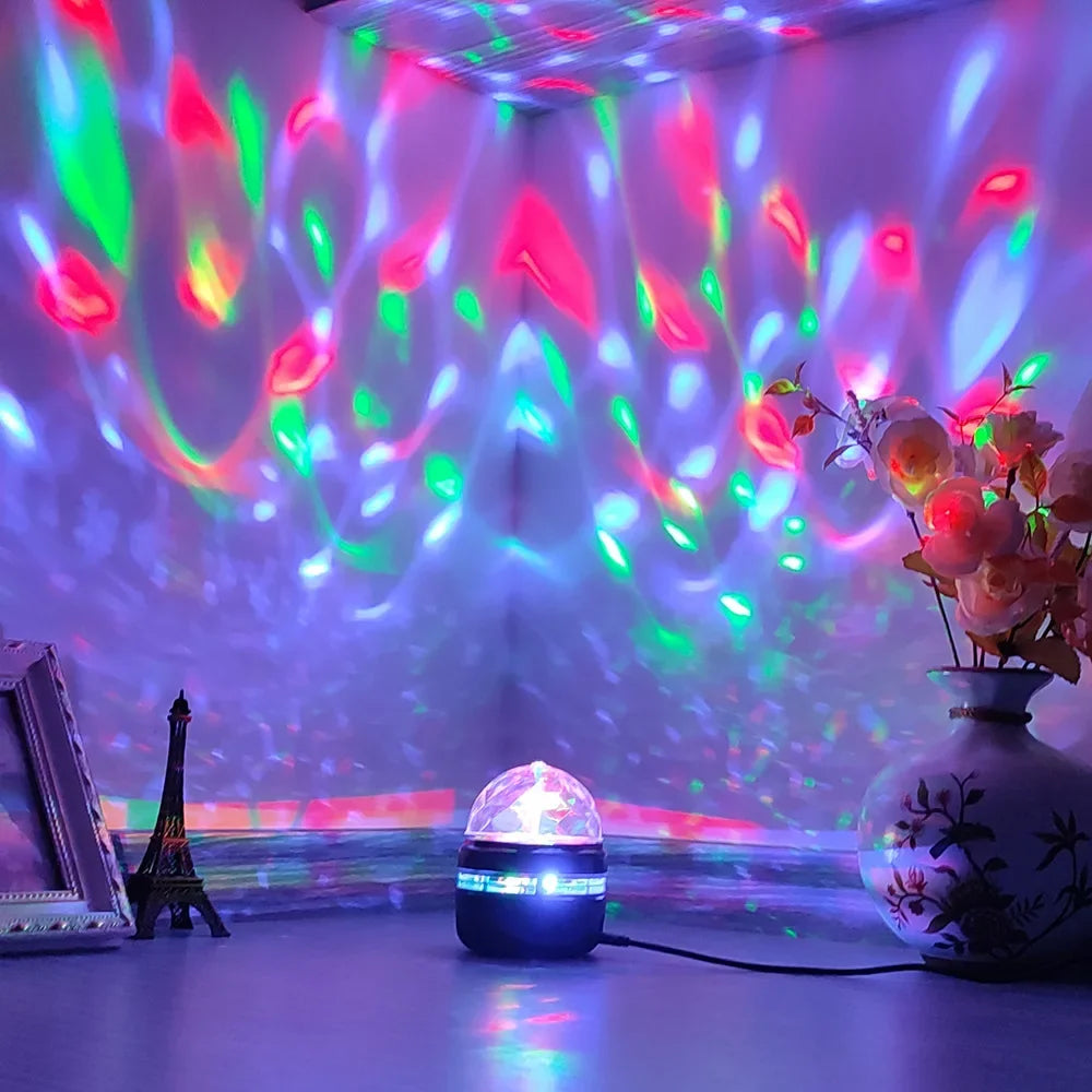 Projecteur Aurore Boréale – Ciel Étoilé Rotatif avec Télécommande