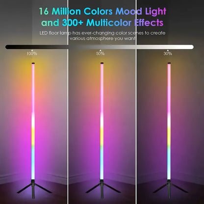 Lampe d'Angle RGB sur Trépied – Synchro Musique