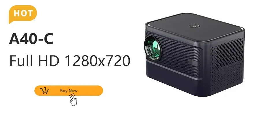 Mini projecteur A2000 A40-C Full HD 1280x720 avec finition mate