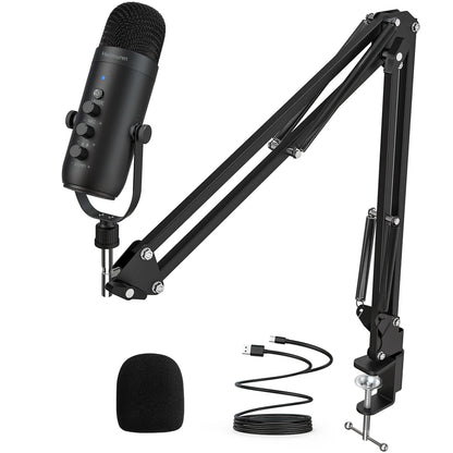 Kit micro USB gaming et streaming avec bras articulé