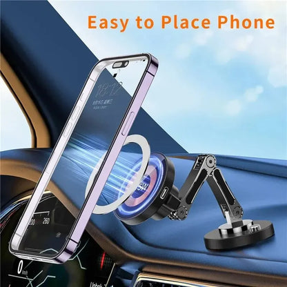 Support téléphone voiture magnétique avec charge sans fil – vue 4