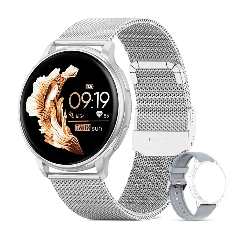 Montre Connectée Appels Bluetooth – Cadrans Personnalisables, 100+ Sports, IP68