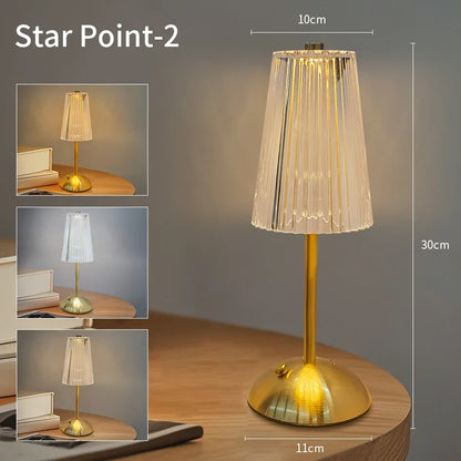 Lampe cristal rechargeable – modèle B