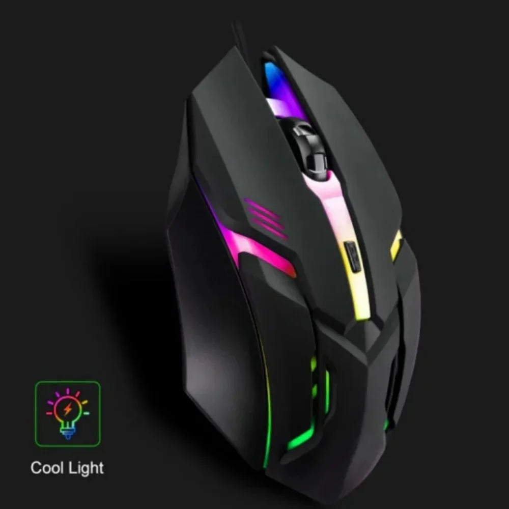 Souris gaming RGB filaire 3 niveaux de DPI