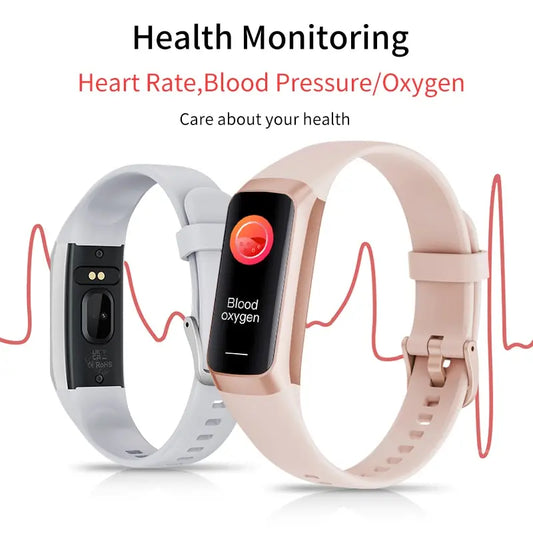 Bracelet Connecté AMOLED 1,1" – Suivi Activité & Sommeil, 20+ Sports, Étanche IP67