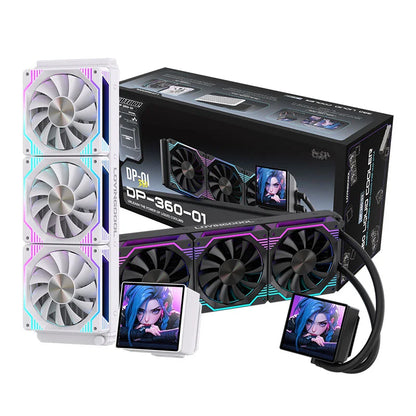 Watercooling CPU avec écran LCD 4 pouces 240 ou 360 mm – vue 6