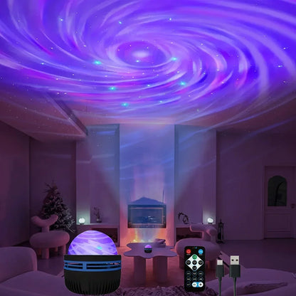 Projecteur galaxie LED multicolore avec télécommande