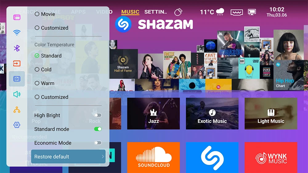 ThundeaL 3000Ansi 4K projecteur Full HD TD98Pro 2G 32G Home cinéma WiFi Android Portable Samrt TV cinéma TD98 Pro