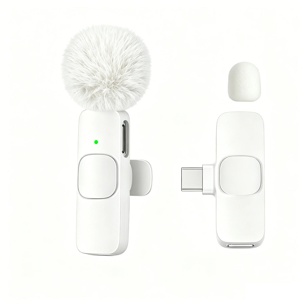 Micro-cravate sans fil USB-C blanc – 1 micro