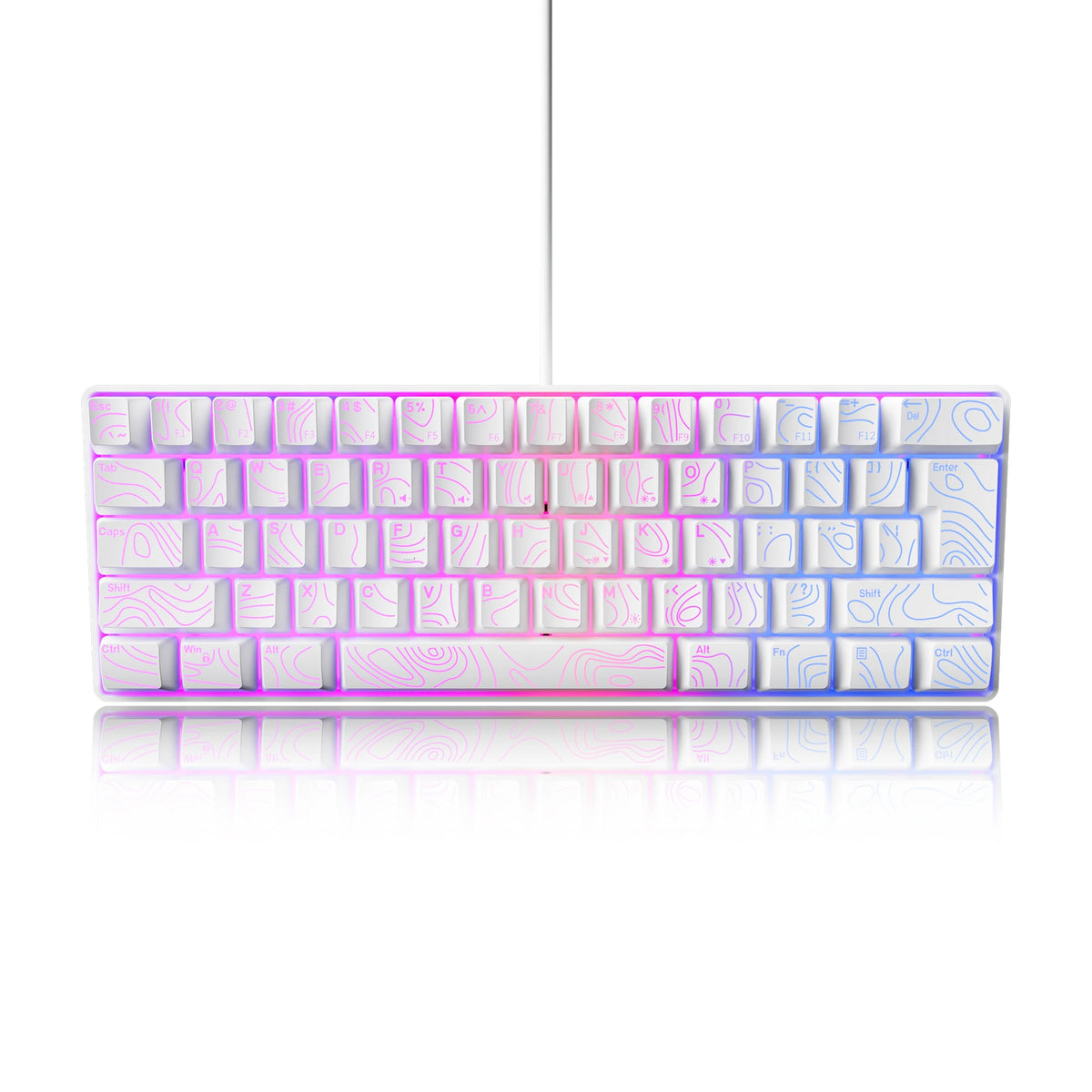 Clavier gaming compact 60% RGB