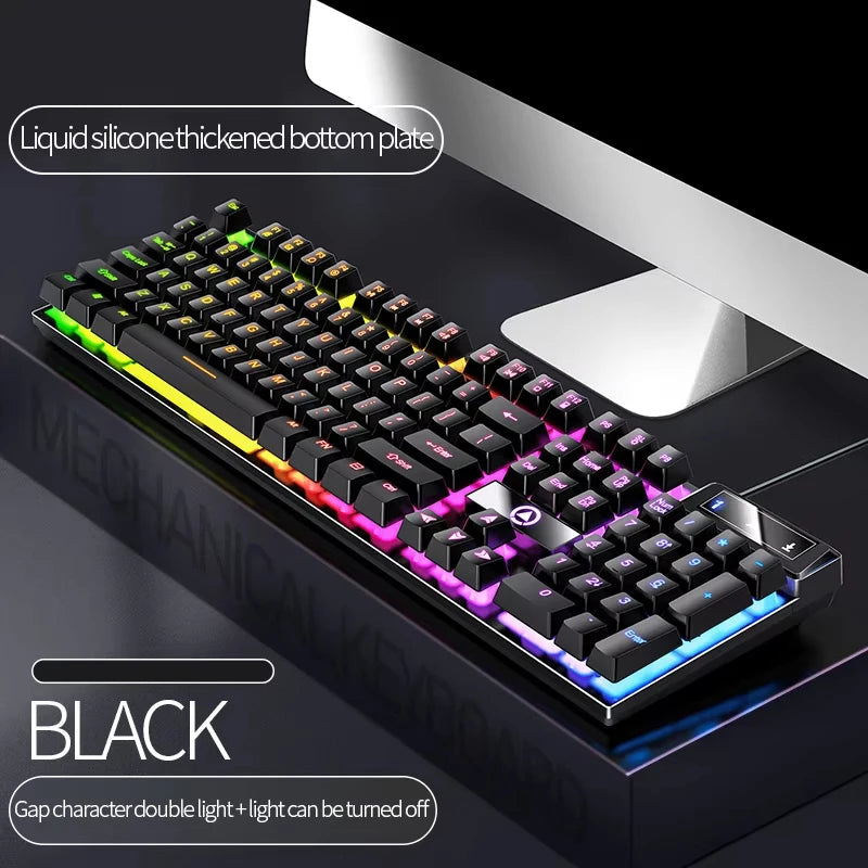 Clavier Gaming RGB Mécanique – Résistant aux Éclaboussures