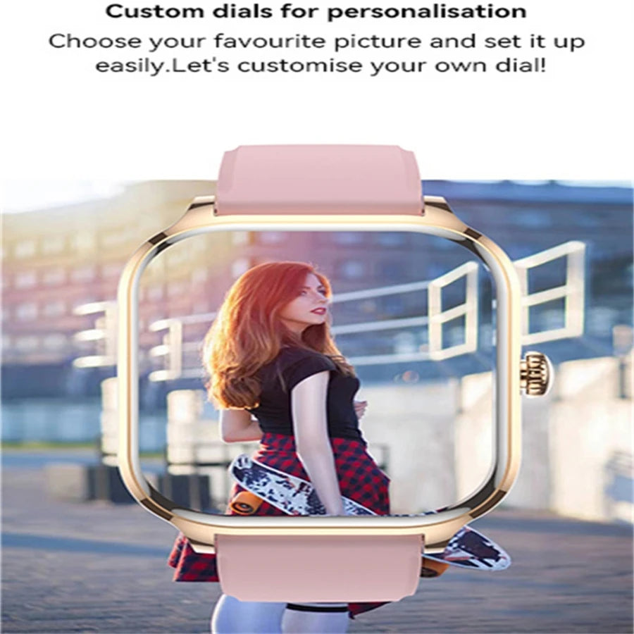 Montre connectée appels Bluetooth 2,01 pouces – détail 4