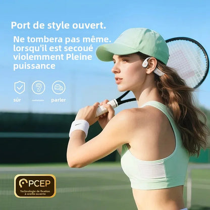Écouteurs à Conduction Osseuse Étanches IPX8 – Natation, Lecteur MP3 Intégré, Bluetooth 6.0