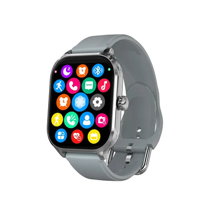 Montre connectée appels Bluetooth 2,01 pouces coloris argent