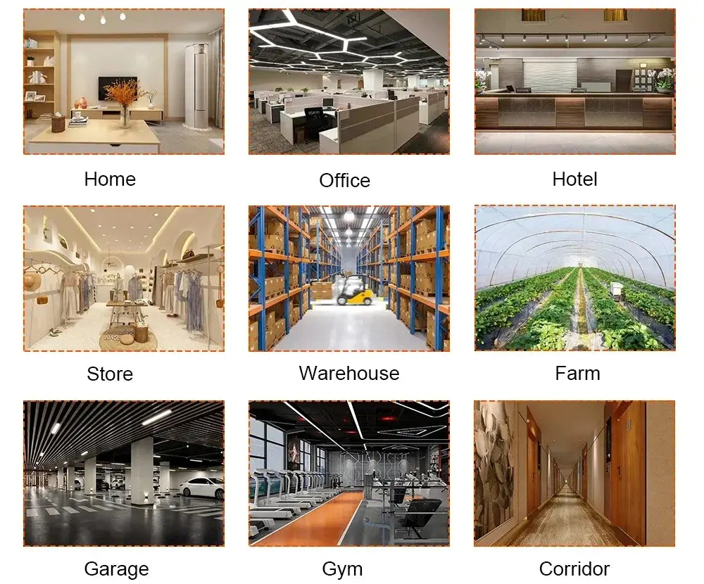 Grille de 9 environnements pour caméra TUYA PTZ IP CCTV avec vision nocturne