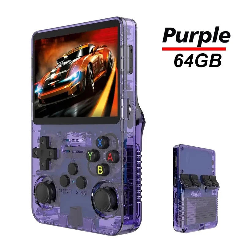 Console portable R36S – boutons et joysticks