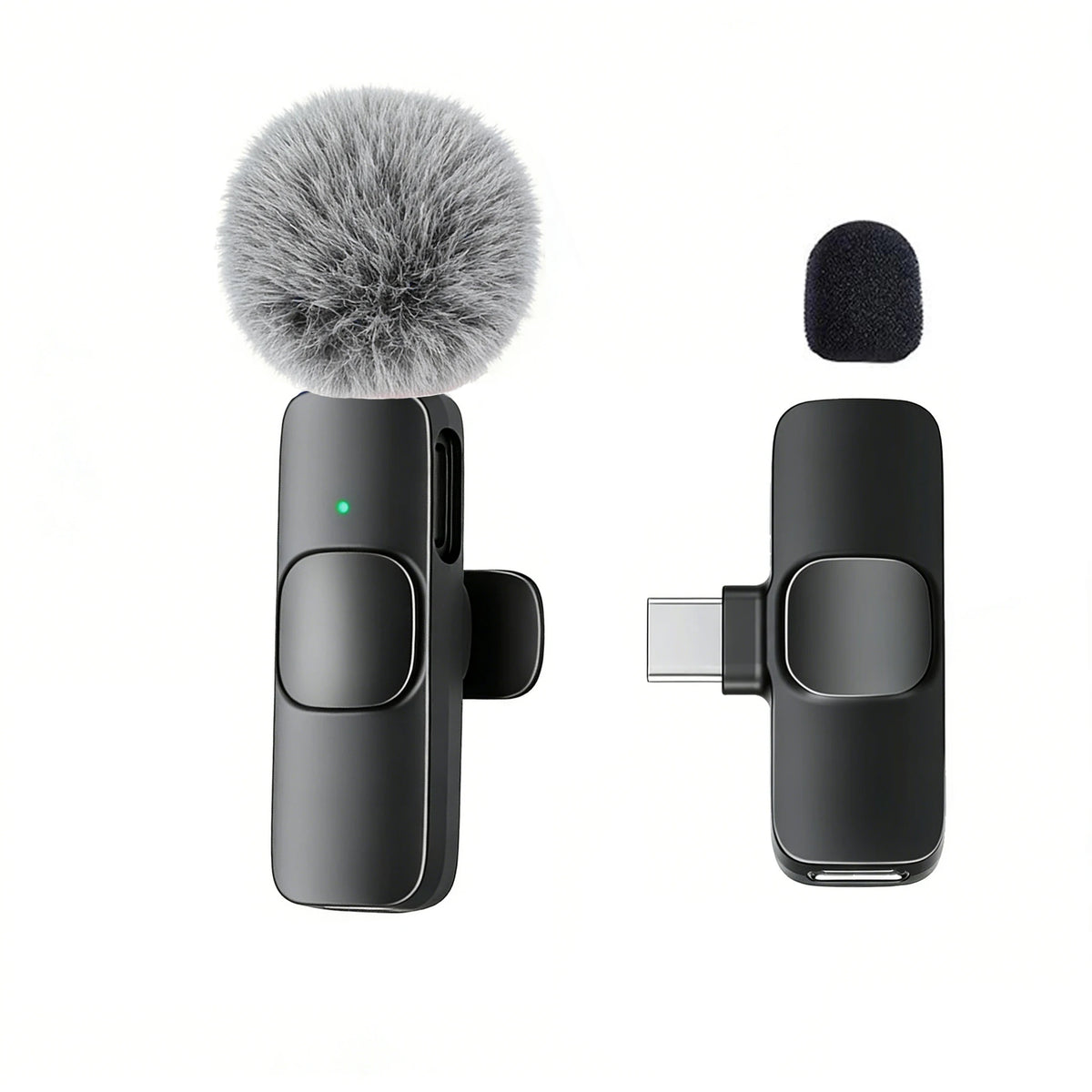 Micro-cravate sans fil USB-C noir – 1 micro