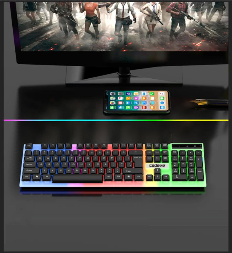 Clavier Gaming 104 Touches – Toucher Mécanique RGB