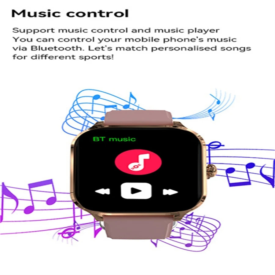Montre connectée appels Bluetooth 2,01 pouces – détail 5