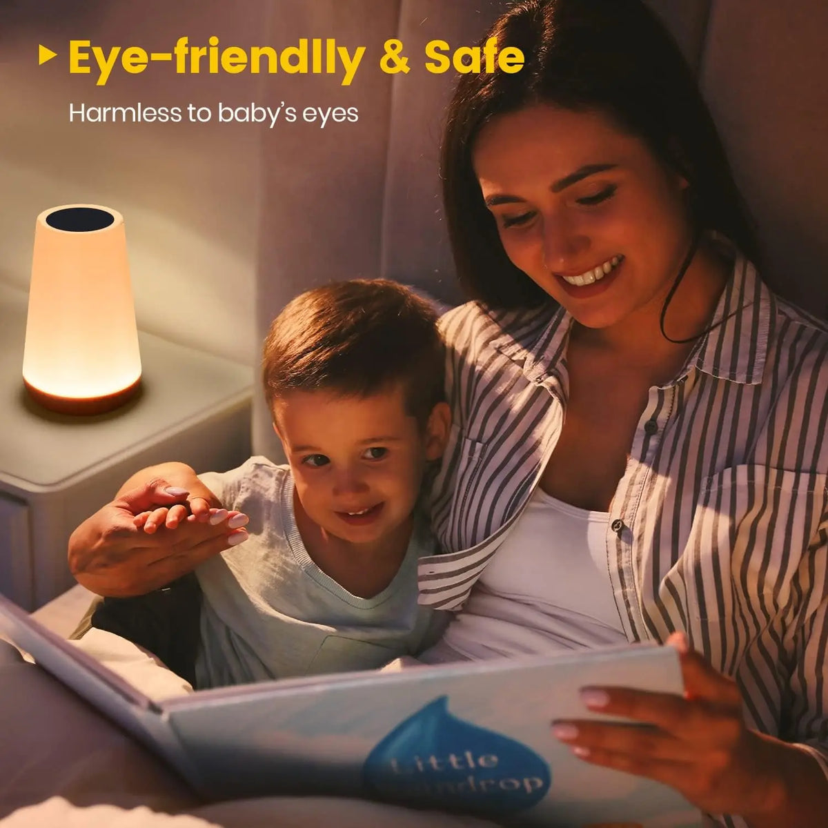 Lampe de chevet tactile RGB 13 couleurs sans fil – vue 5