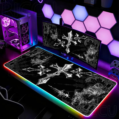 Tapis de Souris XXL RGB – Desk Mat LED Gaming
