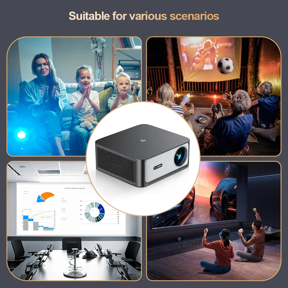 ThundeaL 3000Ansi 4K projecteur Full HD TD98Pro 2G 32G Home cinéma WiFi Android Portable Samrt TV cinéma TD98 Pro