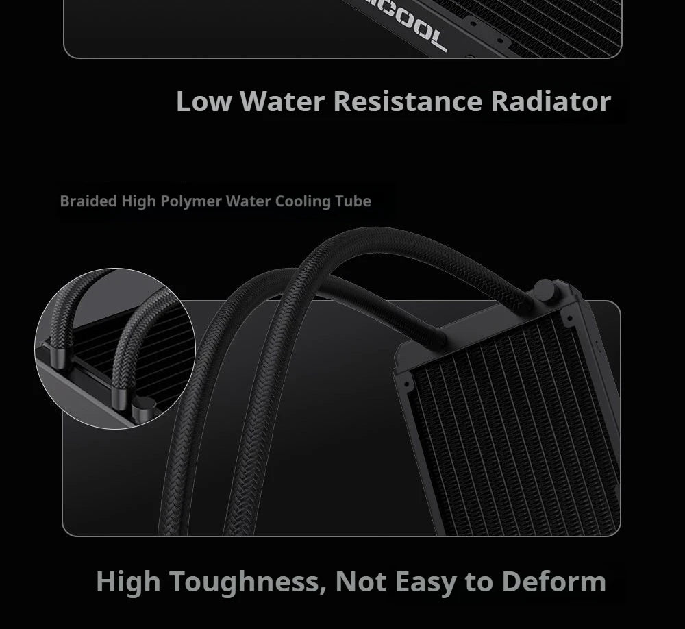 Watercooling CPU LOVINGCOOL DP-01 – Écran LCD 4" (240/360 mm)