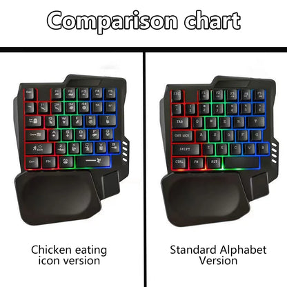 Mini Clavier Gaming RGB 35 Touches – Ultra-Fin USB