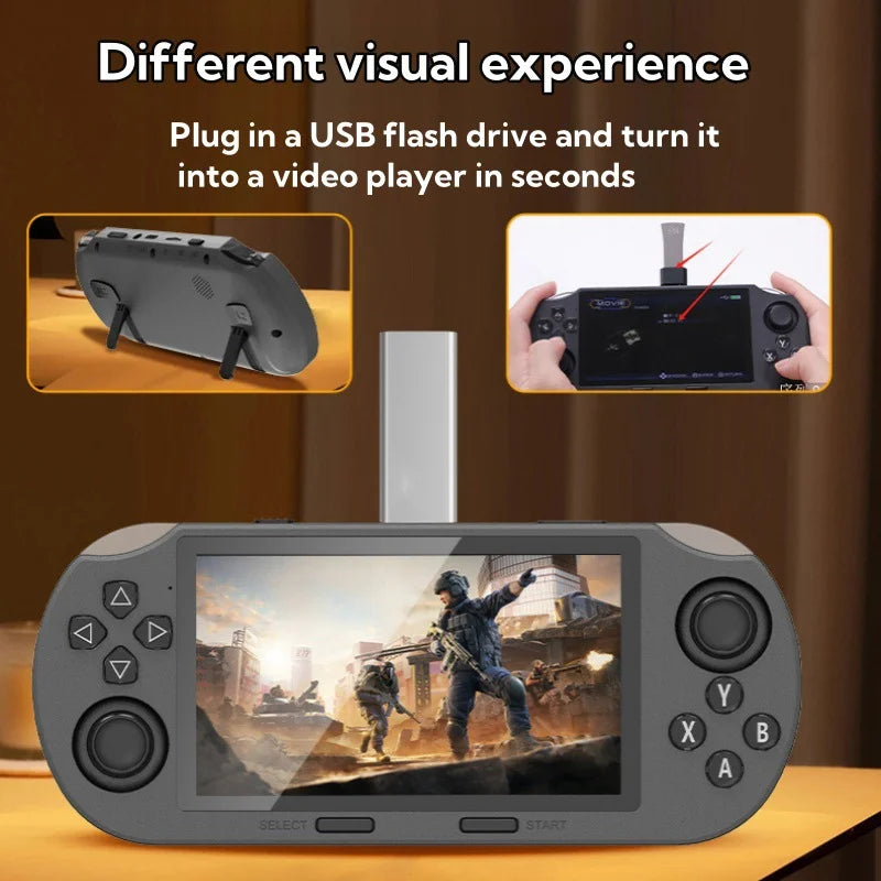 Console de jeu rétro portable SF3000 écran 4,5 pouces – vue 3